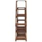 vidaXL Portafiori 110x25x105 cm in Legno Massello di Abete