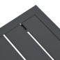 vidaXL Tavolo da Giardino Antracite 34x34x38 cm Acciaio vidaXL Tavolo da Giardino Antracite 34x34x38 cm Acciaio