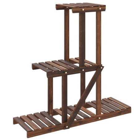vidaXL Portafiori 81x25x75,5 cm in Legno Massello di Abete