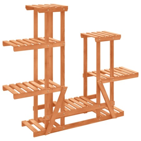 vidaXL Portafiori 95x25x96 cm in Legno Massello di Abete