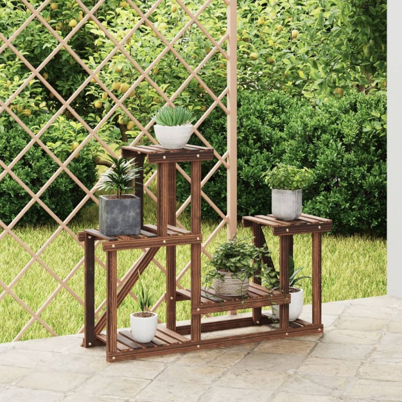 vidaXL Portafiori 90x25x73,5 cm in Legno Massello di Abete vidaXL Portafiori 90x25x73,5 cm in Legno Massello di Abete