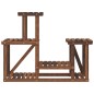 vidaXL Portafiori 90x25x73,5 cm in Legno Massello di Abete vidaXL Portafiori 90x25x73,5 cm in Legno Massello di Abete