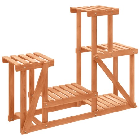 vidaXL Portafiori 90x25x73,5 cm in Legno Massello di Abete