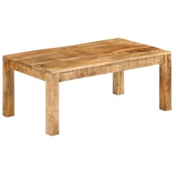 vidaXL Tavolino da Salotto 100x55x40 cm in Legno Massello di Mango