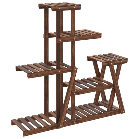 vidaXL Portafiori 95x25x96 cm in Legno Massello di Abete