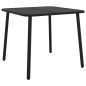 vidaXL Tavolo da Giardino Antracite 80x80x71 cm Acciaio vidaXL Tavolo da Giardino Antracite 80x80x71 cm Acciaio