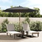 vidaXL Ombrellone da Giardino con Palo in Legno Antracite 299x240 cm vidaXL Ombrellone da Giardino con Palo in Legno Antracite 299x240 cm