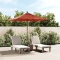 vidaXL Ombrellone Giardino con Palo in Legno Terracotta 198x198x231 cm vidaXL Ombrellone Giardino con Palo in Legno Terracotta 198x198x231 cm