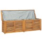 vidaXL Contenitore Giardino con Borsa 175x50x53cm Legno Massello Teak vidaXL Contenitore Giardino con Borsa 175x50x53cm Legno Massello Teak