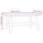 vidaXL Tavolino da Salotto 90x50x41 cm Legno Massello di Abete Rosso vidaXL Tavolino da Salotto 90x50x41 cm Legno Massello di Abete Rosso