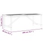 vidaXL Tavolo da Pranzo da Giardino 200x90x74 cm Legno Massello Acacia vidaXL Tavolo da Pranzo da Giardino 200x90x74 cm Legno Massello Acacia