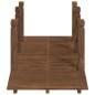vidaXL Ponte Giardino Ringhiere 150x67x56cm Legno Massello Abete Rosso vidaXL Ponte Giardino Ringhiere 150x67x56cm Legno Massello Abete Rosso
