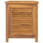 vidaXL Contenitore Giardino con Borsa 60x50x58cm Legno Massello Teak vidaXL Contenitore Giardino con Borsa 60x50x58cm Legno Massello Teak