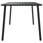 vidaXL Tavolo da Giardino Antracite 165x80x71 cm Acciaio vidaXL Tavolo da Giardino Antracite 165x80x71 cm Acciaio