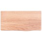 vidaXL Ripiano Muro Marrone Chiaro 40x20x4 cm Massello Rovere Trattato vidaXL Ripiano Muro Marrone Chiaro 40x20x4 cm Massello Rovere Trattato