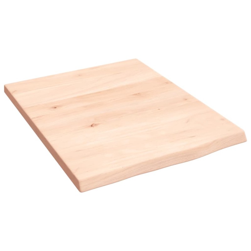 vidaXL Ripiano a Parete 40x50x2 cm Legno Massello Rovere Non Trattato vidaXL Ripiano a Parete 40x50x2 cm Legno Massello Rovere Non Trattato