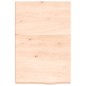 vidaXL Ripiano a Parete 40x60x6 cm Legno Massello Rovere Non Trattato