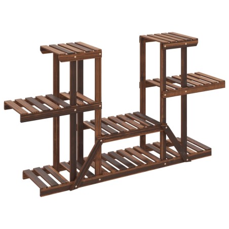 vidaXL Portafiori 110x25x73 cm in Legno Massello di Abete