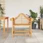 vidaXL Sedia da Giardino 88x60x92 cm in Legno Massello di Teak vidaXL Sedia da Giardino 88x60x92 cm in Legno Massello di Teak