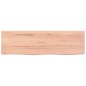 vidaXL Ripiano Muro Marrone Chiaro 100x30x4cm Massello Rovere Trattato vidaXL Ripiano Muro Marrone Chiaro 100x30x4cm Massello Rovere Trattato