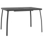 vidaXL Tavolo da Giardino Antracite 110x80x72 cm Rete d'Acciaio vidaXL Tavolo da Giardino Antracite 110x80x72 cm Rete d'Acciaio