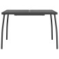 vidaXL Tavolo da Giardino Antracite 110x80x72 cm Rete d'Acciaio vidaXL Tavolo da Giardino Antracite 110x80x72 cm Rete d'Acciaio