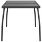 vidaXL Tavolo da Giardino Antracite 110x80x72 cm Rete d'Acciaio vidaXL Tavolo da Giardino Antracite 110x80x72 cm Rete d'Acciaio