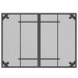 vidaXL Tavolo da Giardino Antracite 110x80x72 cm Rete d'Acciaio vidaXL Tavolo da Giardino Antracite 110x80x72 cm Rete d'Acciaio