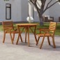 vidaXL Tavolo da Giardino Ø 85 cm Legno Massello di Acacia vidaXL Tavolo da Giardino Ø 85 cm Legno Massello di Acacia