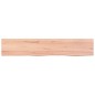 vidaXL Ripiano Muro Marrone Chiaro 100x20x4cm Massello Rovere Trattato vidaXL Ripiano Muro Marrone Chiaro 100x20x4cm Massello Rovere Trattato