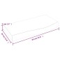 vidaXL Ripiano a Parete 60x30x6 cm Legno Massello Rovere Non Trattato