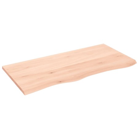 vidaXL Ripiano a Parete 100x50x2 cm Legno Massello Rovere Non Trattato