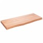 vidaXL Ripiano Muro Marrone Chiaro 100x40x6cm Massello Rovere Trattato vidaXL Ripiano Muro Marrone Chiaro 100x40x6cm Massello Rovere Trattato