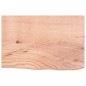 vidaXL Ripiano Muro Marrone Chiaro 60x40x4 cm Massello Rovere Trattato vidaXL Ripiano Muro Marrone Chiaro 60x40x4 cm Massello Rovere Trattato