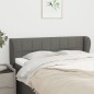 vidaXL Testiera ad Orecchio Grigio Scuro 147x23x78/88 cm in Tessuto vidaXL Testiera ad Orecchio Grigio Scuro 147x23x78/88 cm in Tessuto