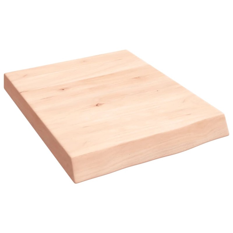 vidaXL Ripiano a Parete 40x50x6 cm Legno Massello Rovere Non Trattato vidaXL Ripiano a Parete 40x50x6 cm Legno Massello Rovere Non Trattato