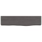 vidaXL Ripiano Muro Marrone Scuro 40x10x4 cm Massello Rovere Trattato vidaXL Ripiano Muro Marrone Scuro 40x10x4 cm Massello Rovere Trattato
