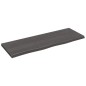 vidaXL Ripiano Muro Grigio Scuro 80x30x2 cm Massello Rovere Trattato vidaXL Ripiano Muro Grigio Scuro 80x30x2 cm Massello Rovere Trattato