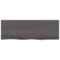 vidaXL Ripiano Muro Grigio Scuro 80x30x2 cm Massello Rovere Trattato vidaXL Ripiano Muro Grigio Scuro 80x30x2 cm Massello Rovere Trattato