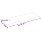 vidaXL Ripiano Muro Grigio Scuro 80x30x2 cm Massello Rovere Trattato vidaXL Ripiano Muro Grigio Scuro 80x30x2 cm Massello Rovere Trattato