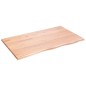 vidaXL Ripiano Muro Marrone Chiaro 100x60x2cm Massello Rovere Trattato vidaXL Ripiano Muro Marrone Chiaro 100x60x2cm Massello Rovere Trattato
