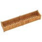 vidaXL Letto Giardino Rialzato 150x30x25 cm Legno Massello di Teak 