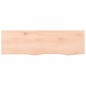 vidaXL Ripiano a Parete 100x30x(2-6) cm Massello Rovere Non Trattato vidaXL Ripiano a Parete 100x30x(2-6) cm Massello Rovere Non Trattato