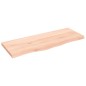 vidaXL Ripiano a Parete 100x40x4 cm Legno Massello Rovere Non Trattato vidaXL Ripiano a Parete 100x40x4 cm Legno Massello Rovere Non Trattato