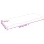 vidaXL Ripiano a Parete 100x40x4 cm Legno Massello Rovere Non Trattato vidaXL Ripiano a Parete 100x40x4 cm Legno Massello Rovere Non Trattato