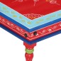 vidaXL Tavolino Salotto Rosso Dipinto a Mano Legno Massello di Mango vidaXL Tavolino Salotto Rosso Dipinto a Mano Legno Massello di Mango