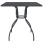 vidaXL Tavolo da Giardino Antracite 80x80x72,5 cm Rete d'Acciaio vidaXL Tavolo da Giardino Antracite 80x80x72,5 cm Rete d'Acciaio