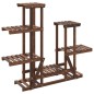 vidaXL Portafiori 95x25x96 cm in Legno Massello di Abete