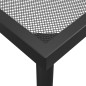 vidaXL Tavolo da Giardino Antracite 100x100x72 cm Rete d'Acciaio vidaXL Tavolo da Giardino Antracite 100x100x72 cm Rete d'Acciaio