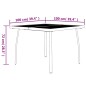 vidaXL Tavolo da Giardino Antracite 100x100x72 cm Rete d'Acciaio vidaXL Tavolo da Giardino Antracite 100x100x72 cm Rete d'Acciaio
